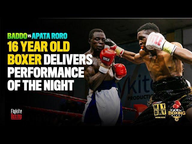 Raheem ‘’Baddo’’Animashaun Vs Samuel “Apata Roro” Moses