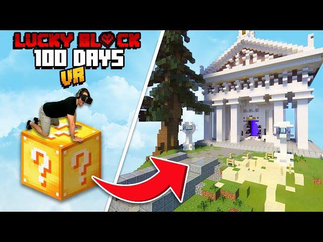 I Spent 100 Days on ONE LUCKY SKY BLOCK …Here’s What Happened