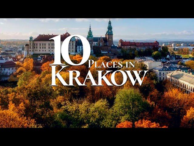 10 Most Beautiful Places to Visit in Krakow Poland 2024  | Krakow Travel Video