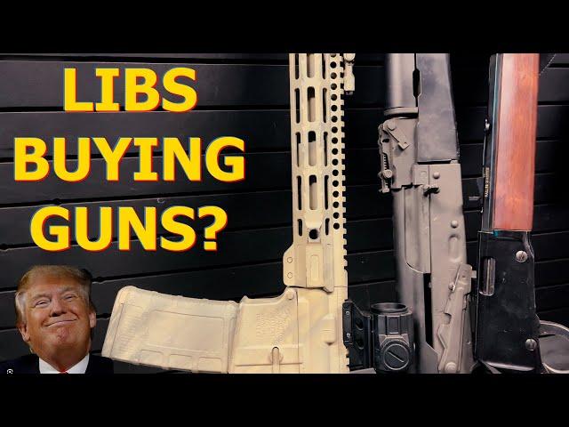 Liberals Panic Buy Guns