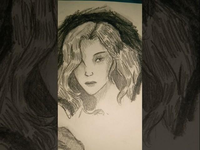 my name is Shalom Harlow #shalom #harlow  #trending #pencilsketch