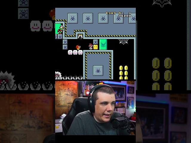 Cat Food Stank | Super Mario World Kaizo Rom Hack #shorts