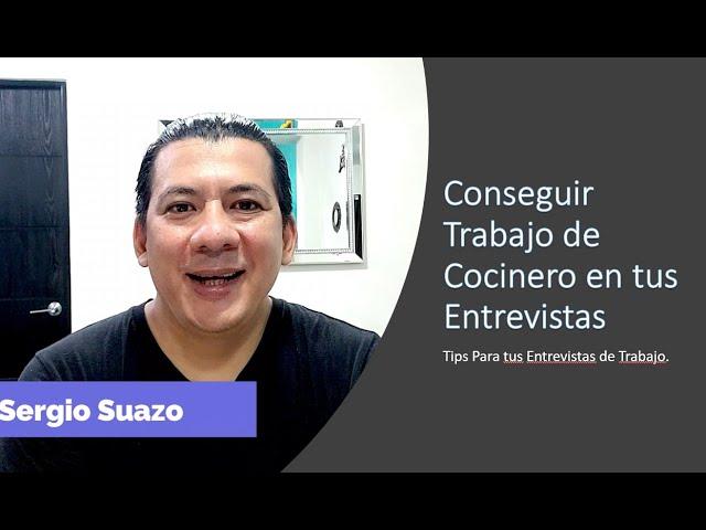 Como conseguir trabajo en tu entrevista de Cocina | Tips para Cocineros | Tu primer dia en cocina