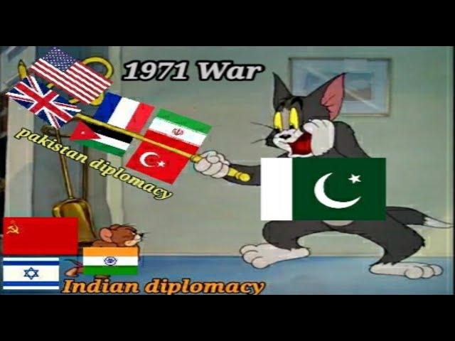 India vs Pakistan 1971 war  - Tom & Jerry