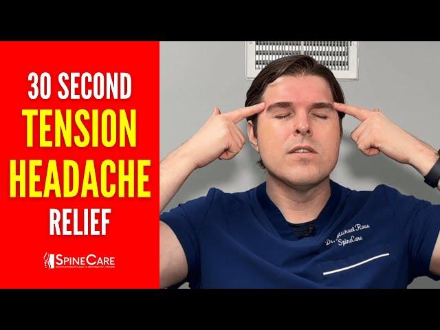 How to Relieve a Tension Headache in SECONDS