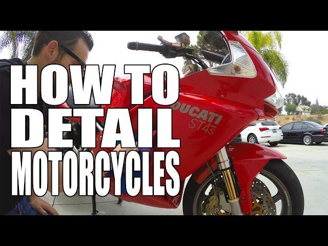 How To Detail Your Motorcycle 4K Hi Def | Ducati ST4S | Masterson's Car Care