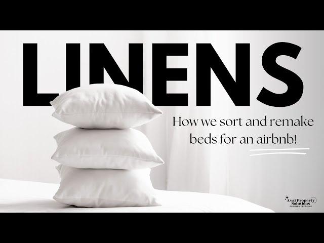 How to efficiently make beds for Airbnb's and Vacation Rentals! 