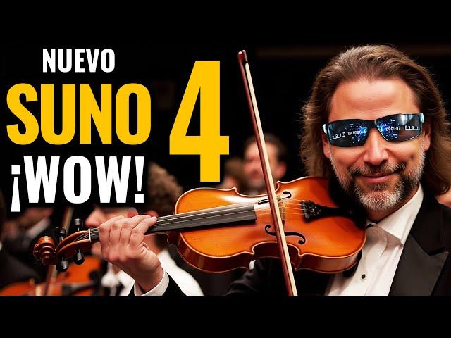 ¡¡BRUTAL!! SUNO 4 [Te lo muestro todo]  Crea música con Inteligencia Artificial