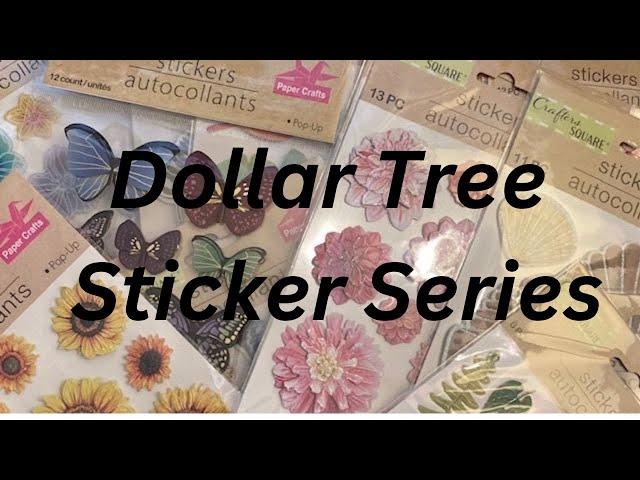 Dollar Tree Stickers Series #1 / Handmade Cards (17/2023)