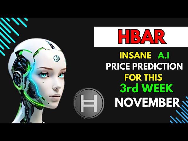 Insane HEDERA HBAR Price Prediction for THIS WEEK by A.I