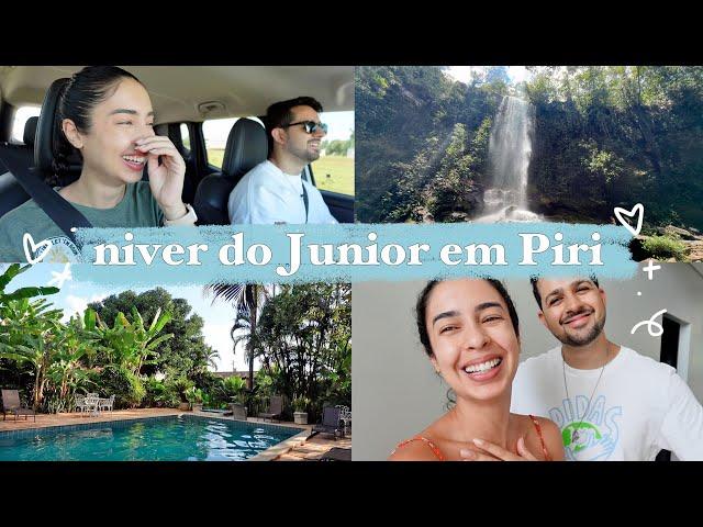 JR'S BIRTHDAY, TRIP TO PIRENÓPOLIS, WATERFALL AND BREAKFAST AT A HOTEL | JULIANA LOUISE