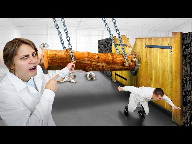 WE RAM EVERYTHING WITH A LOG IN CHAINS!
