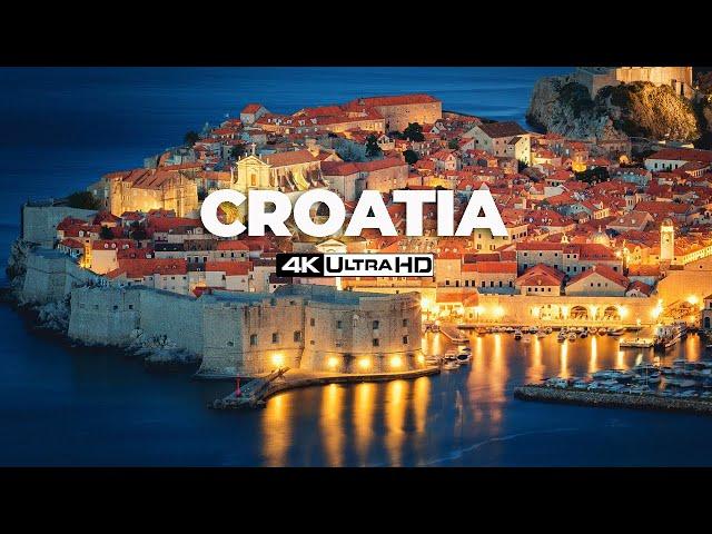 FLYING OVER CROATIA 4K Ambient Drone Film + Music for beautiful relaxation.