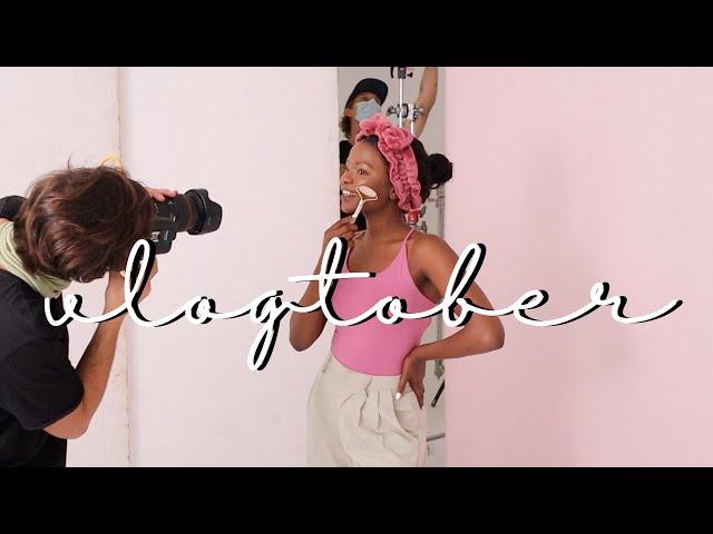 TRAVEL WITH ME , I LET SOMEONE DO MY MAKEUP || VLOGTOBER DAY1&2