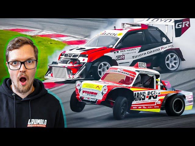 The Scariest Twin-Engine Race Cars | 1100hp Starlet & Twin Hayabusa Autograss Class 7 Build VS Build