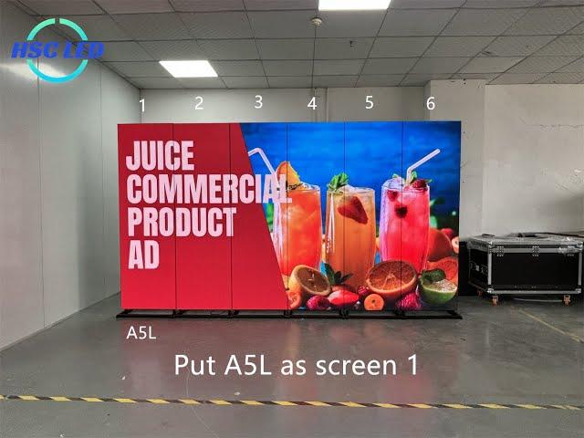 How to Connect and Program for 6 P3 LED Poster Screen