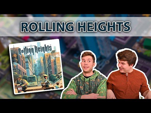 Rolling Heights | Let's Roll Our Meeples! | (Board Game Overview & Review #82)