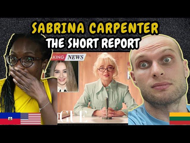 REACTION TO The Short Report With Sabrina Carpenter | Vogue | FIRST TIME WATCHING