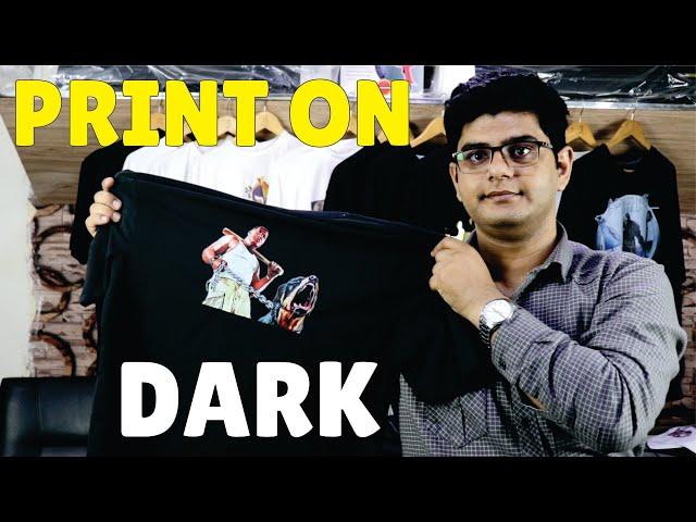 How to Use L805 DTF Printer | How to Print on Black Cotton T Shirt with DTF Printing in  Urdu/Hindi