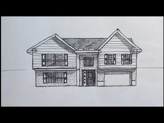 How to draw a simple house