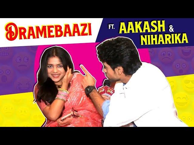 Dramebaazi Ft. Aakash Ahuja and Niharika Chouksey | PNTV Exclusive Interview