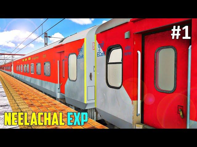 Neelachal Express in Train Simulator | WAP-4 + Parallel Race | FHD GAMEPLAY : IR-MSTS 