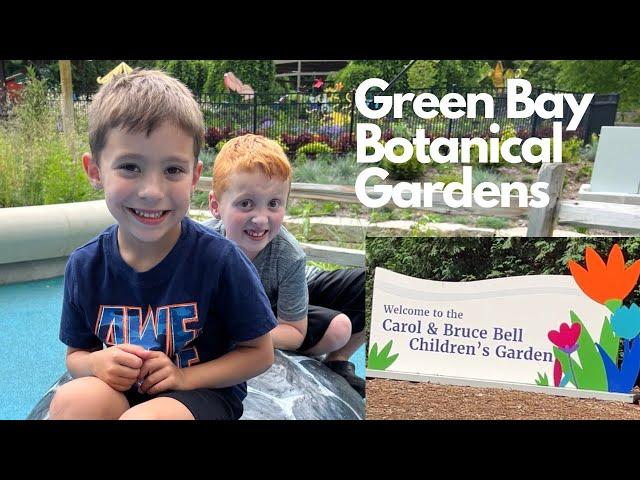 Green Bay Botanical Gardens Bell Children’s Garden playground with Stella’s Pack!