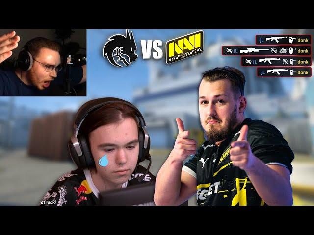 ohnePixel reacts to jL humbling donk on Nuke | Spirit vs. NAVI Copenhagen Major