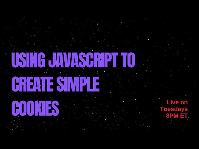 Learn How To Create A Basic Cookie Using JavaScript