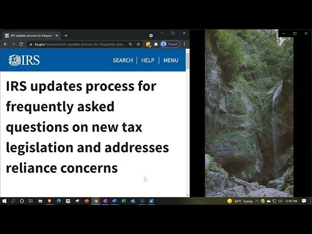 IRS updates process for frequently asked questions (FAQ)