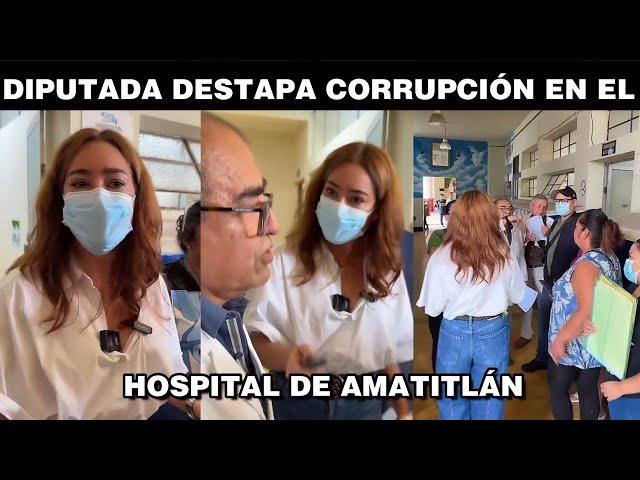 EVELYN MORATAYA CONFRONTA AL DIRECTOR DEL HOSPITAL DE AMATITLÁN, GUATEMALA