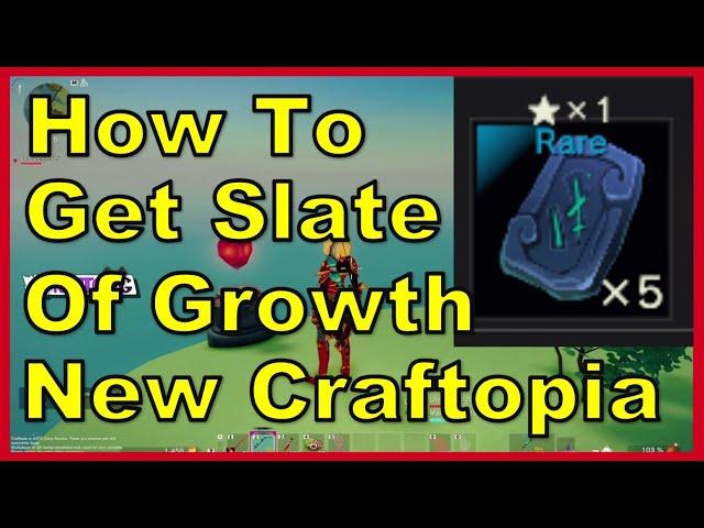 [Seamless] How To Get Slate of Growth In New Seamless Craftopia