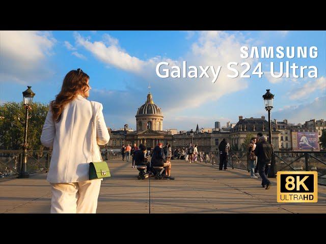 Samsung Galaxy S24 Ultra - Trip to Paris - 4k cinematic video (8k downscale)