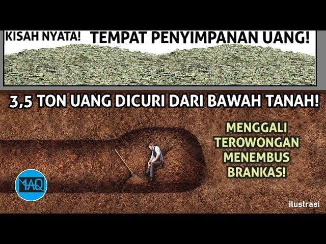 PENCURIAN Paling Tidak Masuk Akal Tapi Berhasil Membawa Kabur Uang Seberat 3 Ton!