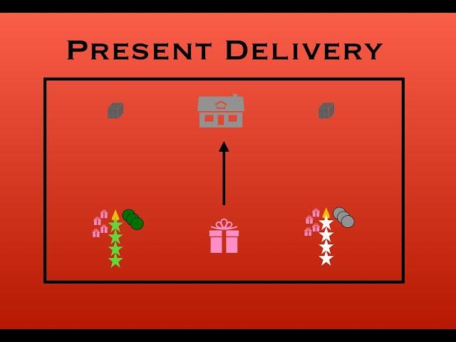 New FUN Christmas PE game - Present Delivery!