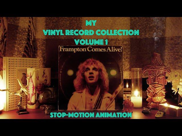 Stop-Motion Animation | Vinyl Record Collection with Music by Tyler Collins