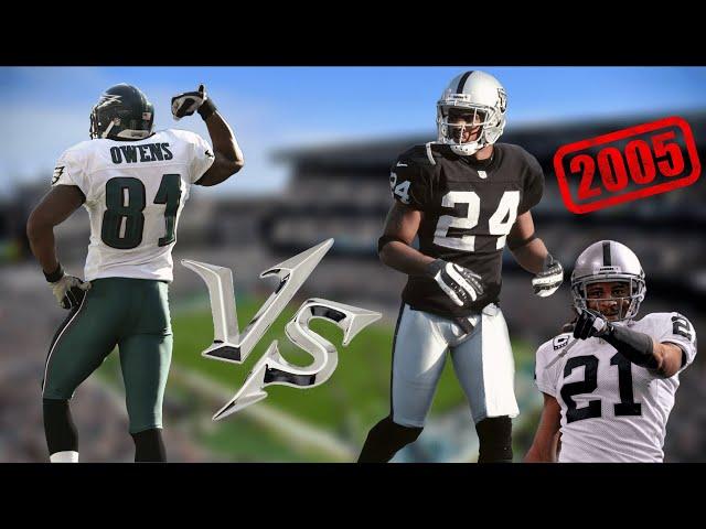 Terrell Owens vs Charles Woodson & Nnamdi Asomugha (2005) | WR vs CB Matchup