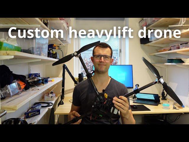 Custom heavylift drone (build video)