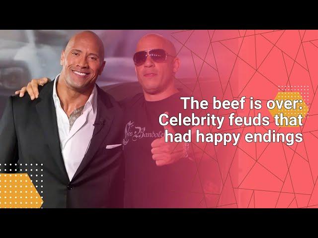 The beef is over: Celebrity feuds that had happy endings #tvcelebrity #tv