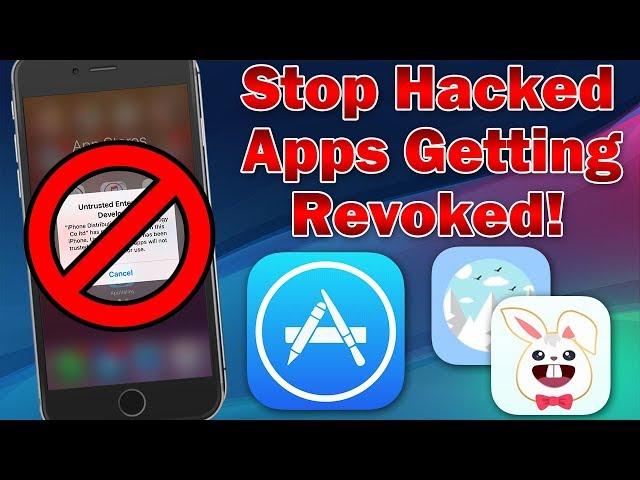 How to Stop Hacked Apps Getting Revoked on iPhone, iPod touch or iPad (No Jailbreak / No Computer)