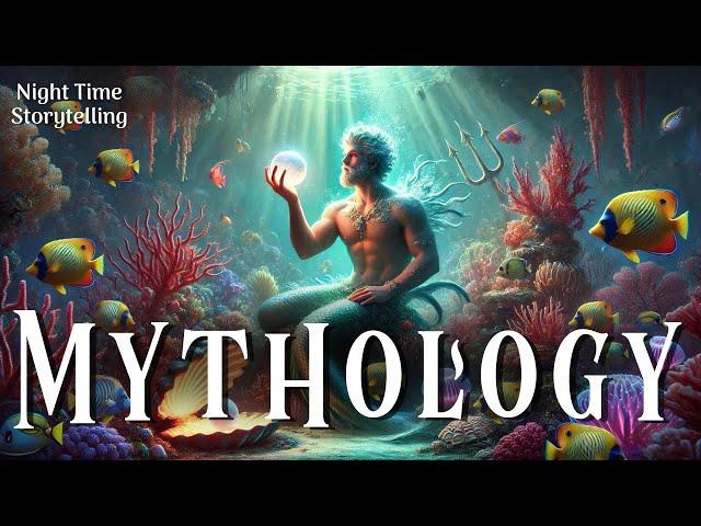 Mythology Story for DEEP SLEEP - The Tranquil Triton's Tides - Storytelling with Ocean Sound