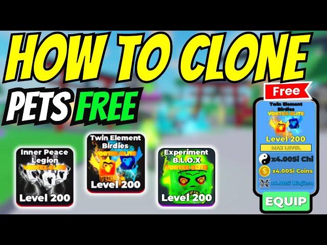 How to Clone Pets for Free in Ninja Legends roblox – Roblox Ninja Legends new glitch 2024