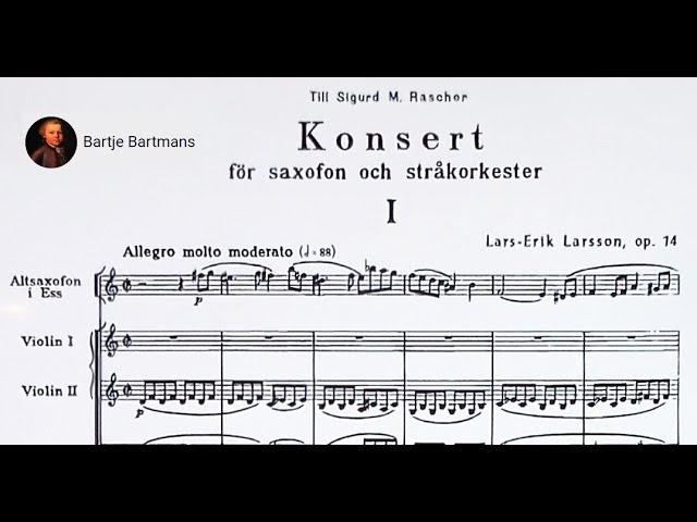 Lars-Erik Larsson - Saxophone Concerto, Op. 14 (1934)