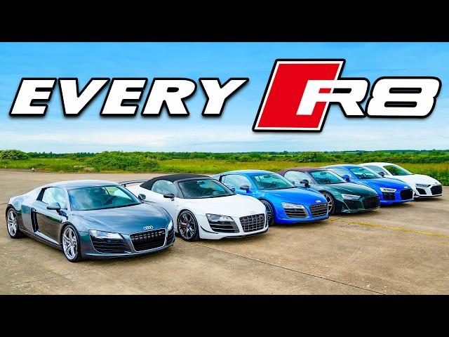 Audi R8 Generations DRAG RACE