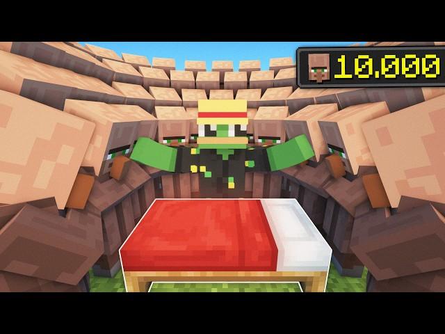 10.000 Villager spielen Minecraft Bedwars