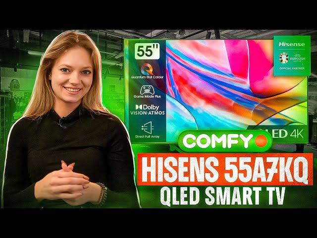 Огляд телевізора Hisense 55A7KQ від COMFY