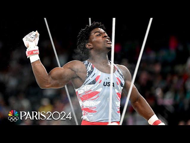 Frederick Richard ‘rocked the house’ for Team USA in team gymnastics competition | Paris Olympics