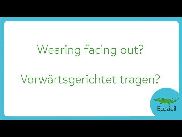 Vorwärtsgerichtet tragen? | Wearing your baby facing out?