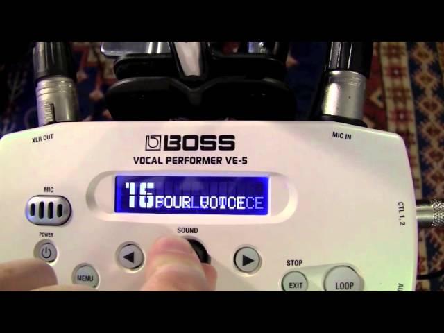 Review, Boss VE5 vocal effect.