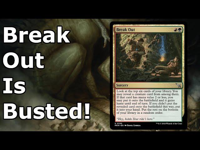 EVERYONE MISSED THIS CARD DURING SPOILERS!  Break Out Midrange (Jund Aggro- Legacy MTG)